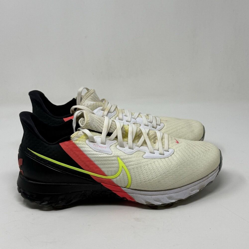 Nike Air Zoom Infinity Tour Golf Cleats Shoes Mens 9.5 W White Volt CT0540-103